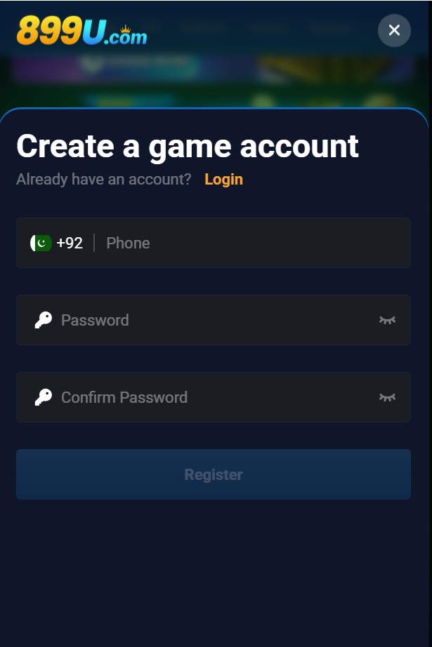 899U Game Register